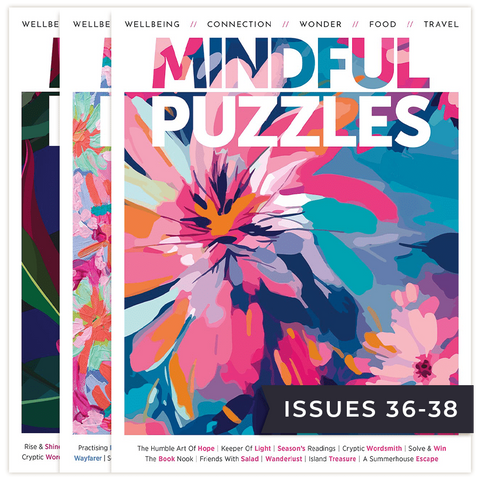 Mindful Puzzles 3-Issue Bundle-36-37-38