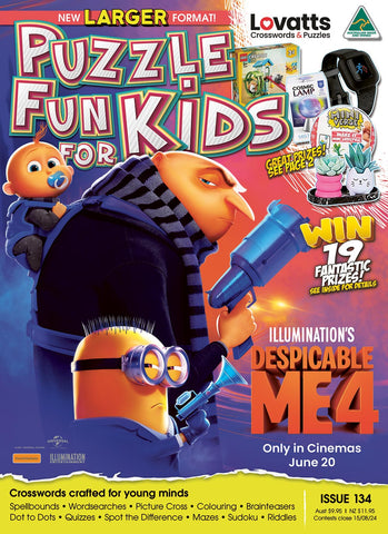 Puzzle Fun For Kids Issue 134 | LovattsMagazines.com.au