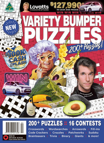 Variety Bumper Puzzles Issue 136 | LovattsMagazines.com.au