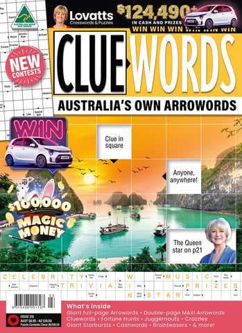 Lovatts Cluewords Magazine 216 | LovattsMagazines.com.au