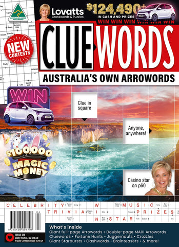 Lovatts Cluewords Magazine 216 | LovattsMagazines.com.au