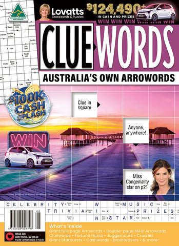 Cluewords Issue 220 | LovattsMagazines.com.au