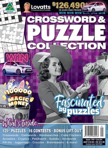 Crossword & Puzzle Collection Issue 148 | LovattsMagazines.com.au
