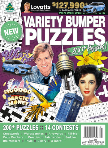 Variety Bumper Puzzles Issue 129 | LovattsMagazines.com.au
