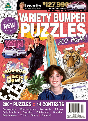 Variety Bumper Puzzles issue 131 | LovattsMagazines.com.au